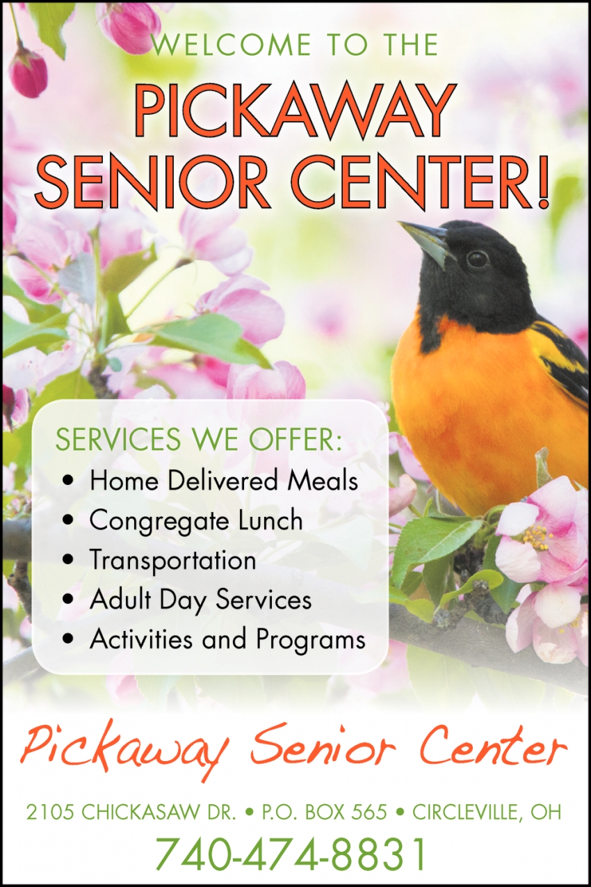 to the Pickaway Senior Center, Pickaway Senior Center