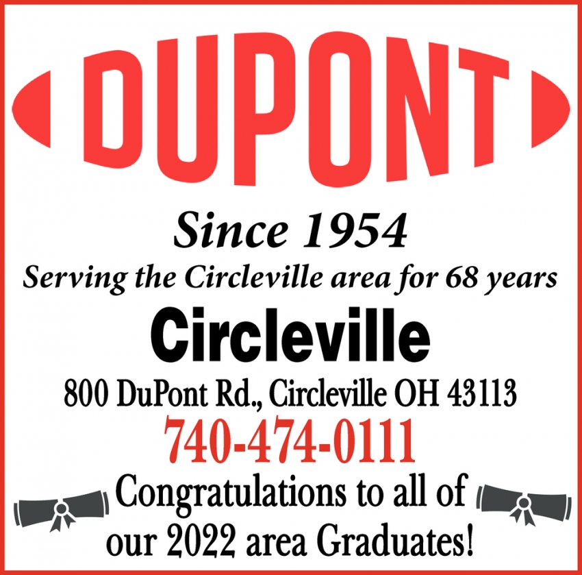 Since 1954, DuPont, Circleville, OH
