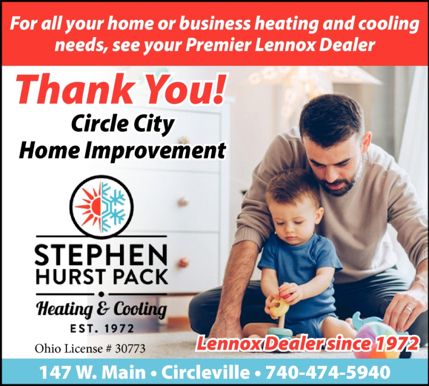 For All Your Home Or Business Heating And Cooling Needs, Stephen Hurst