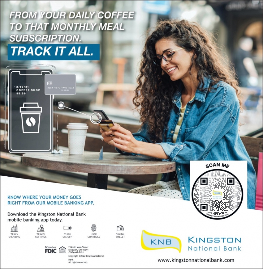 Track It All, Kingston National Bank, Kingston, OH