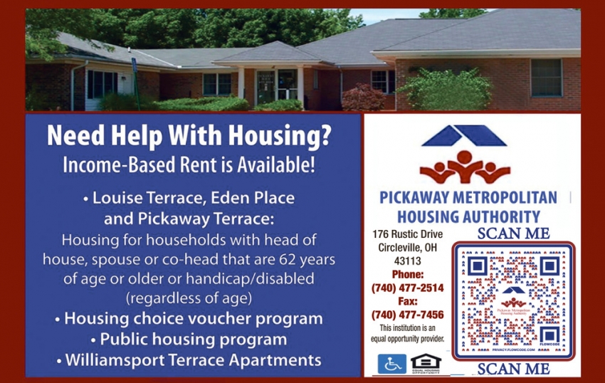 Need Help With Housing?, The Pickaway Metropolitan Housing Authority