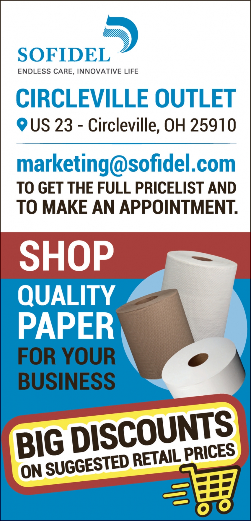 Quality Paper For Your Business, Sofidel, Circleville, OH